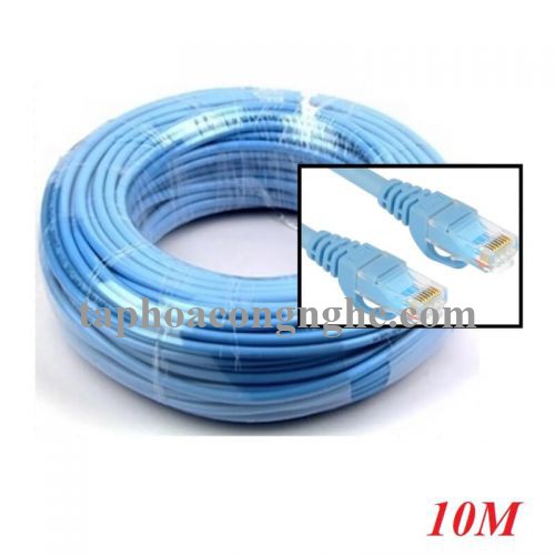 Unitek 96056 Y-C813ABL cat6 dây tròn 10M Màu Xanh Cáp Mạng UTP 30096056